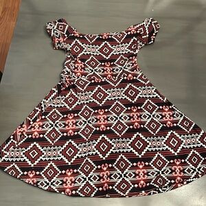 Tribal skater dress